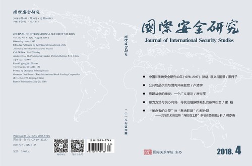 我校主办的《国际安全研究》期刊封面